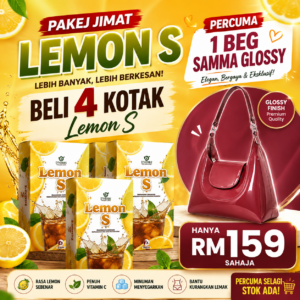 Beli 4 Kotak Free 1 Beg Samma Glossy